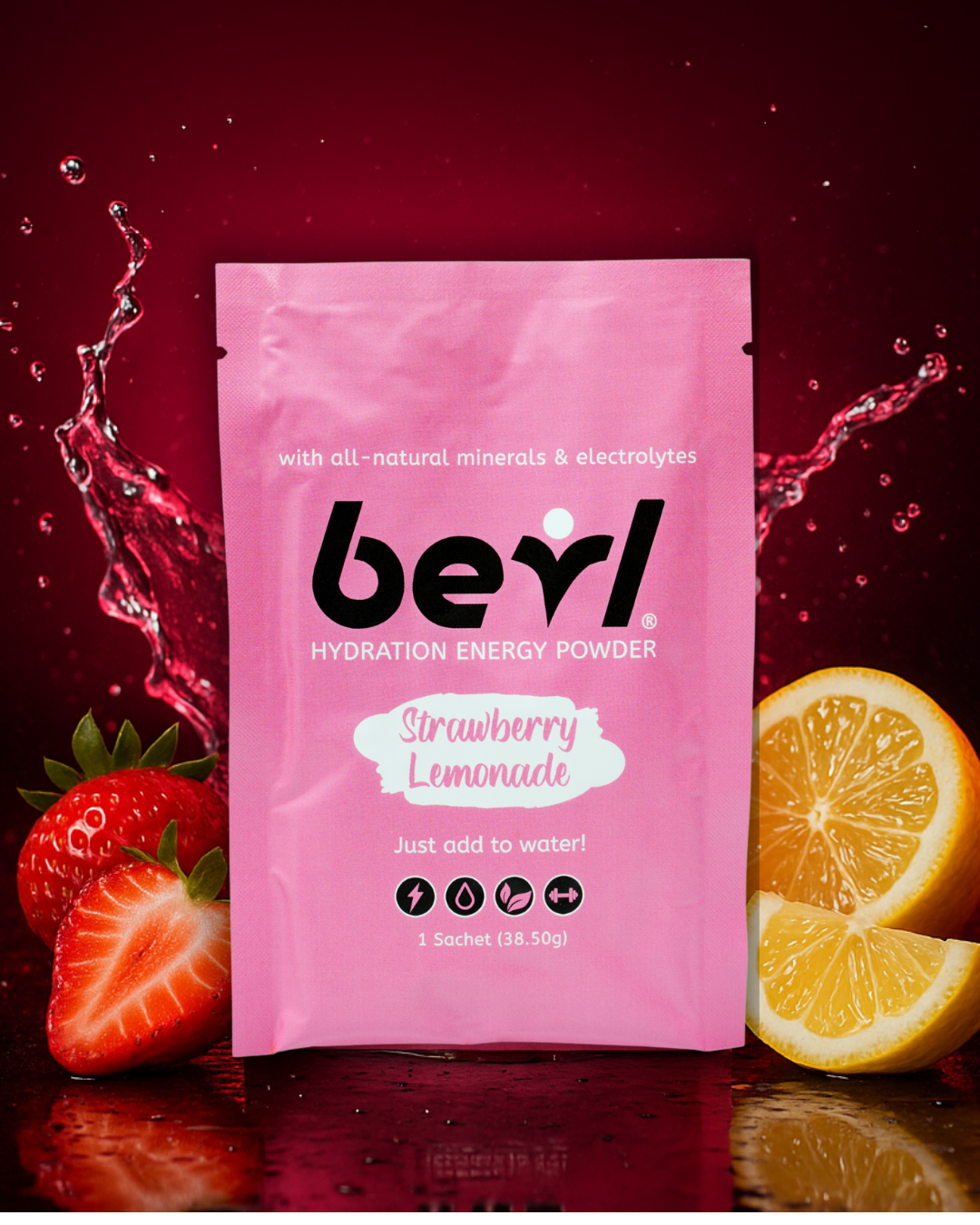 Strawberry Lemonade Hydration Energy Powder